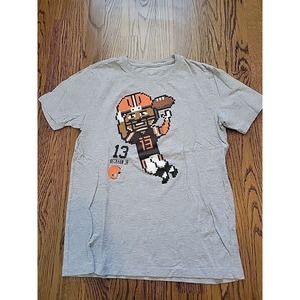 Cleveland Browns Odell Beckham Jr t-shirt Youth Large 14-16 Top NFL Football Boy